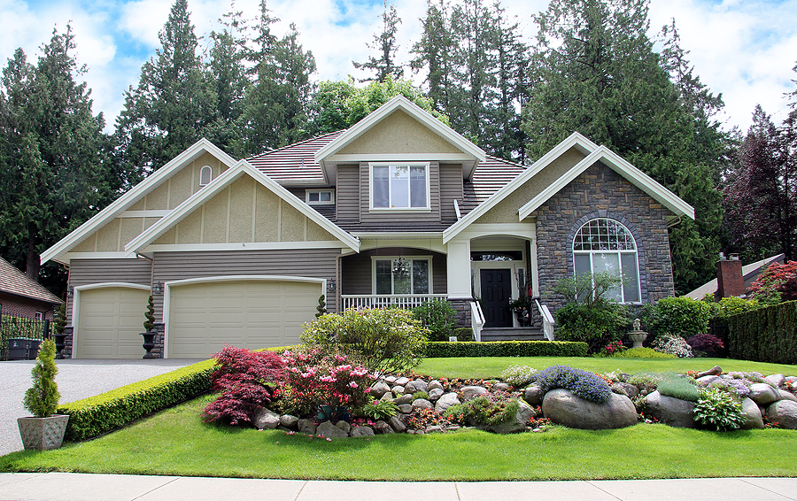 Lush beautiful lawn due to a professionally installed irrigation system.